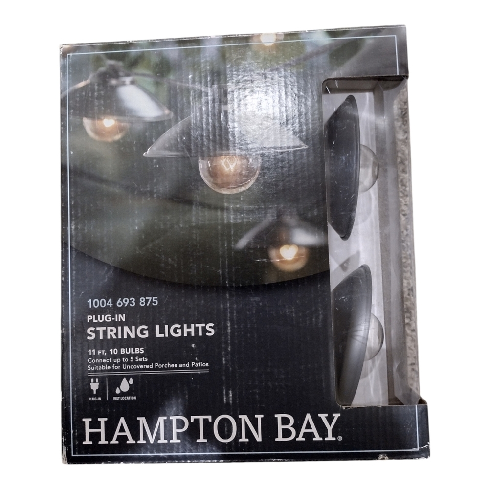 Hampton Bay Black String Lights